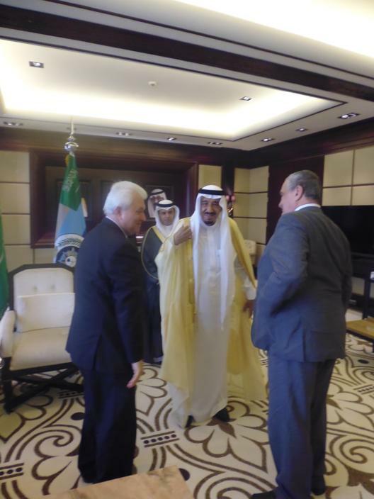 pan ministr Schwarzenberg u pan ministr u korunního prince Salmana bin Abdulazize