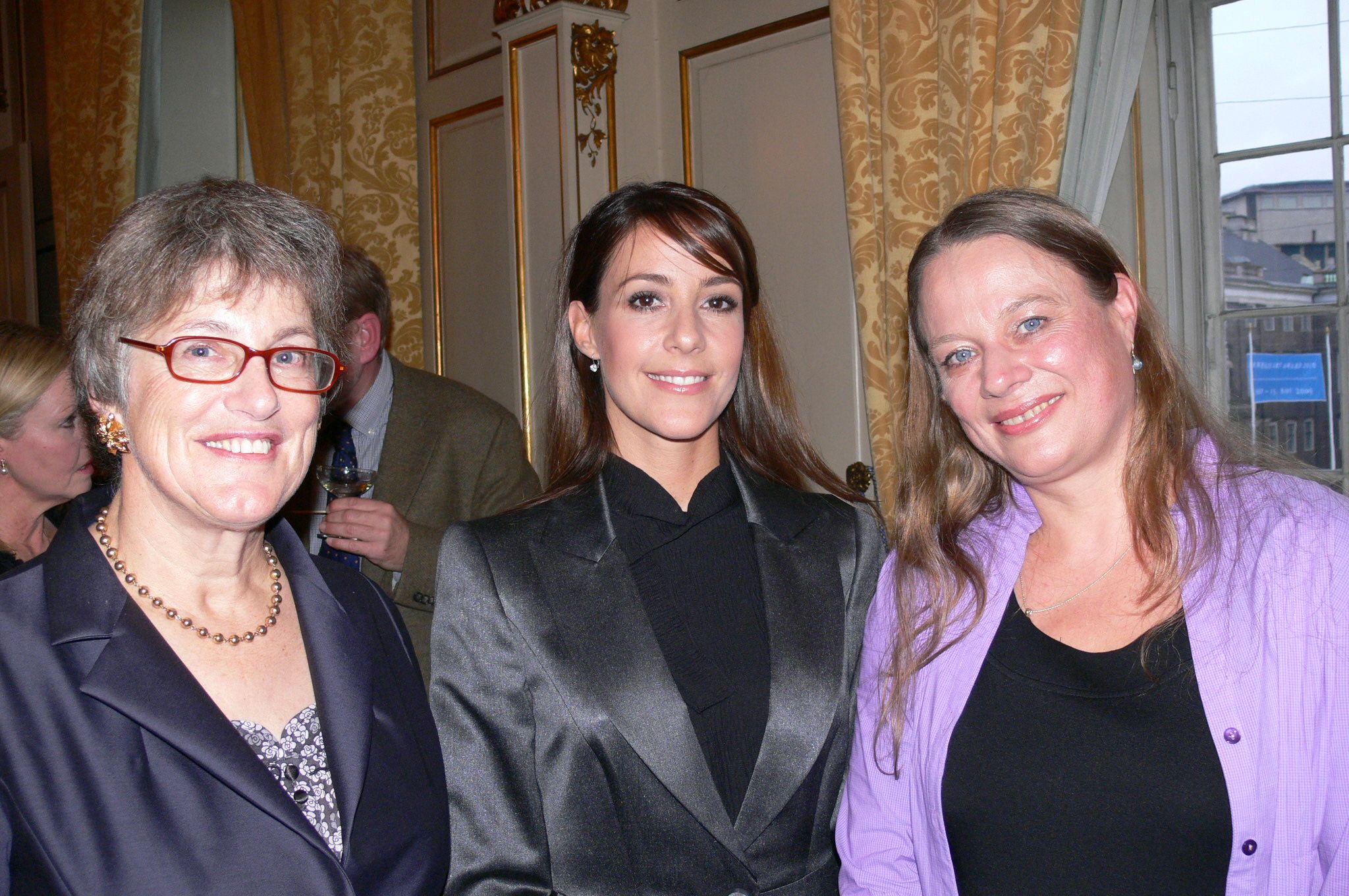 : (From left) French Ambassador Bérengère Quincy, Princess Marie, Merete Pryds Helle