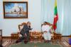 Ministr Karel Schwarzenberg a ministr zahraničí Barmy U Wunna Maung Lwin