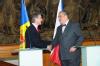 Ministr Karel Schwarzenberg a ministr zahraničí Moldávie Iurie Leanca