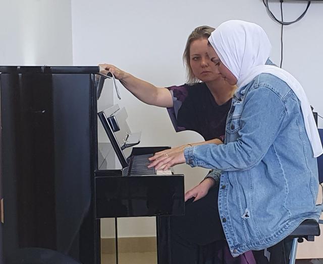 Workshop of pianist Terezie Fialová in Bethlehem