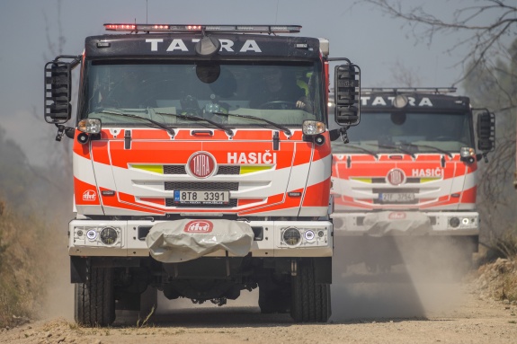 Tatrovky českých hasičů v Řecku 