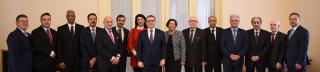 Ministr Lubomír Zaorálek se setkal s vedoucími zastupitelských úřadů Ligy arabských států 