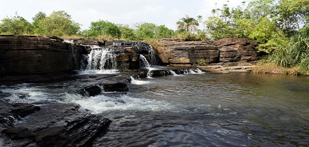 Burkina Faso vodopády Banfora