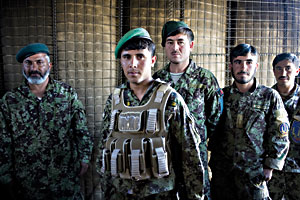  Bezpečnost v Lógaru budou mít jednoho dne na starosti jen afghánští vojáci.../foto Matěj Stránský