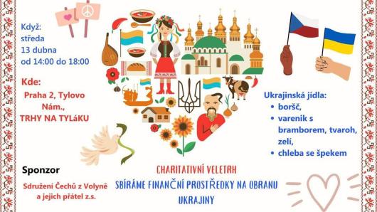 Charitativní trh na podporu Ukrajiny 