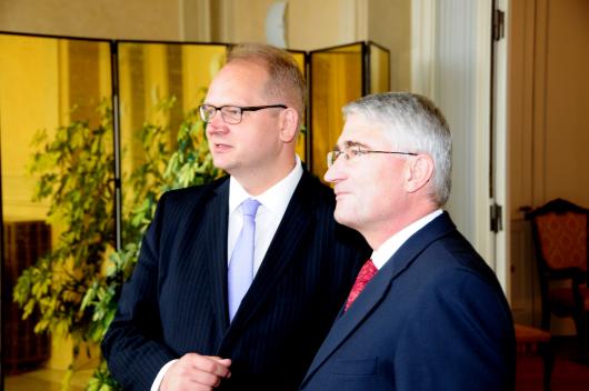 Náměstek Vladimír Galuška a náměstek ministra zahraničí Estonska Lauri Bambus