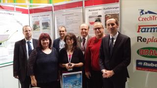 Med repræsentanter for tjekkiske virksomheder på Agromek