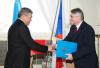 Náměstek Vladimír Galuška a náměstek ministra zahraničí Kazachstánu Rapil Zhoshybayev