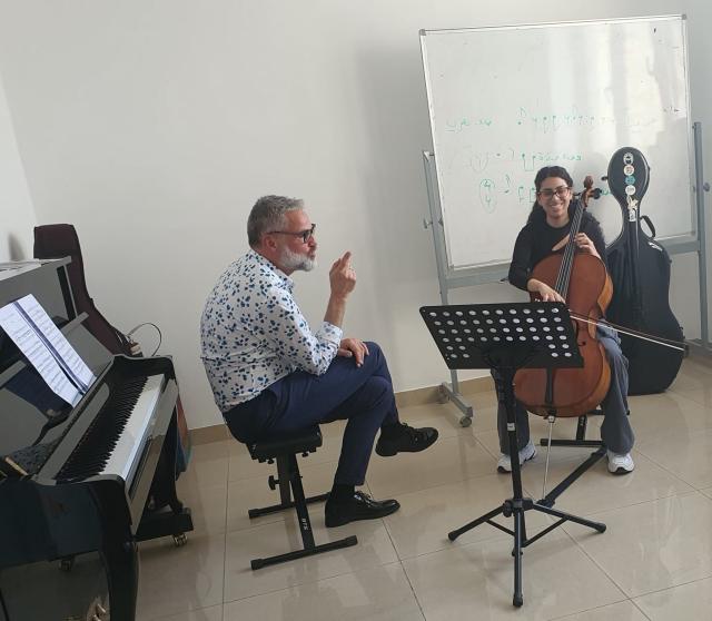 Workshop of violoncellist Jiří Bárta in Bethlehem
