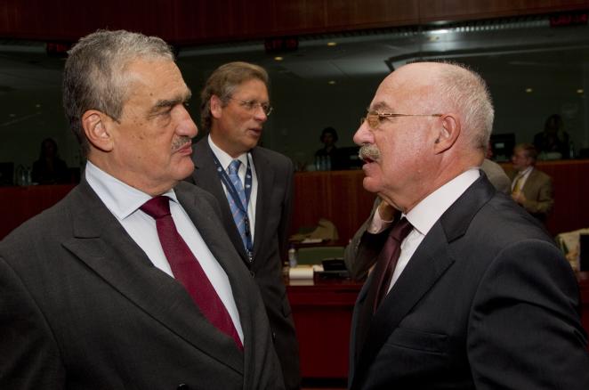 Karel Schwarzenberg a ministr zahraničí Maďarska János Martonyi