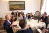 Foreign Minister Behgjet Pacolli on a two-day working visit to Prague