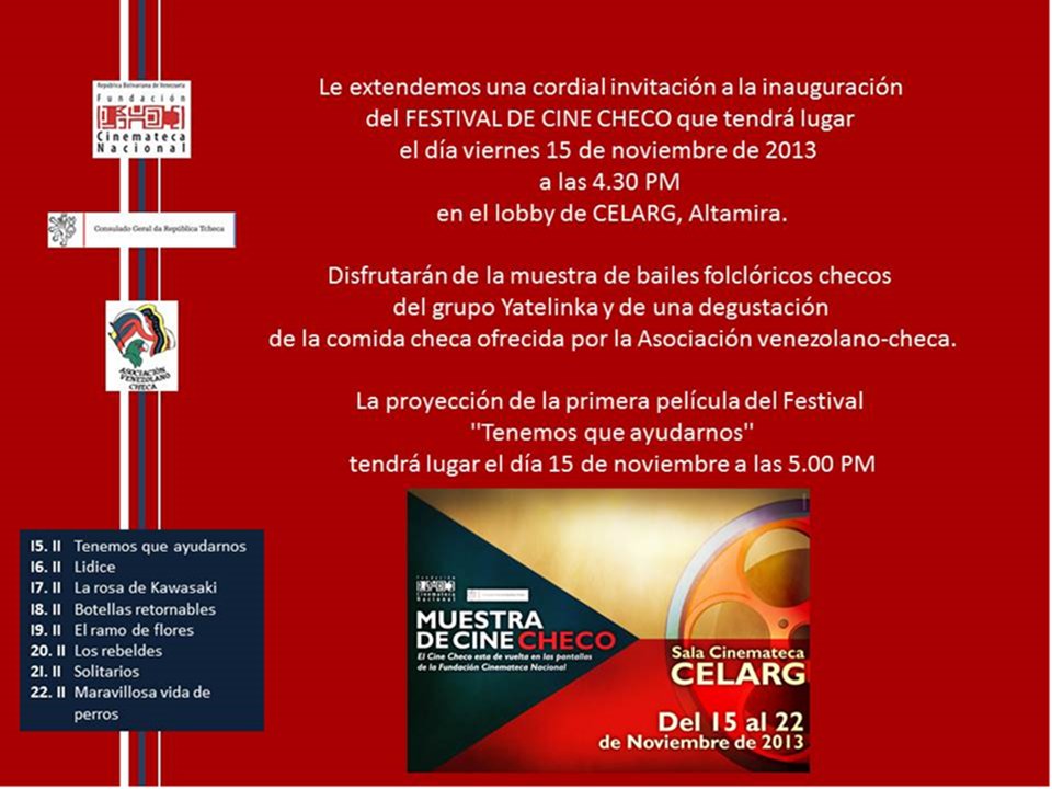 Festival českých filmů ve Venezuele