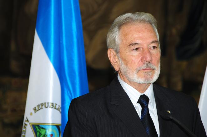 Ministr zahraničí Nikaraguy Samuel Santos