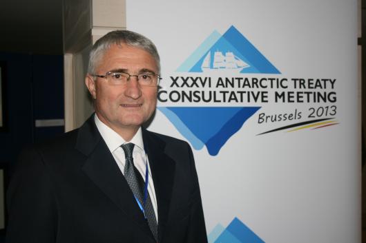 Náměstek Vladimír Galuška na Konzultativním zasedání smluvních stran Smlouvy o Antarktidě v Bruselu