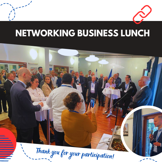 Networking business lunch at the Embassy of the Czech Republic in Tel Aviv