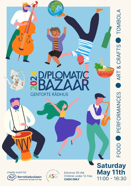 Diplomatic Bazaar, May 11 from 11:00 to 16:30 p.m.