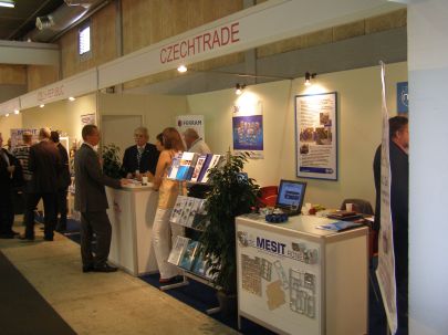 Visitors of the Czech stand