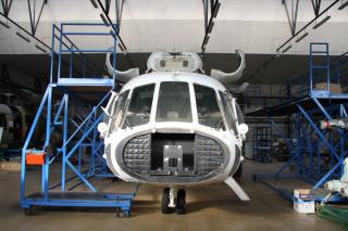 Mi-17 helicopter - front view