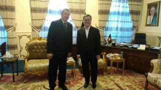 VZÚ ČR Miroslav Toman s viceprezidentem Afghánistánu Mohammadem Sarwarem Danishem