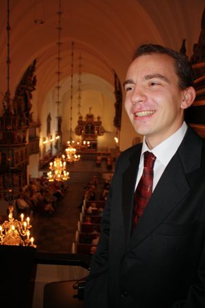 Pavel Kohout in the cathedral