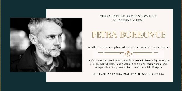 Česká infuze: Petr Borkovec