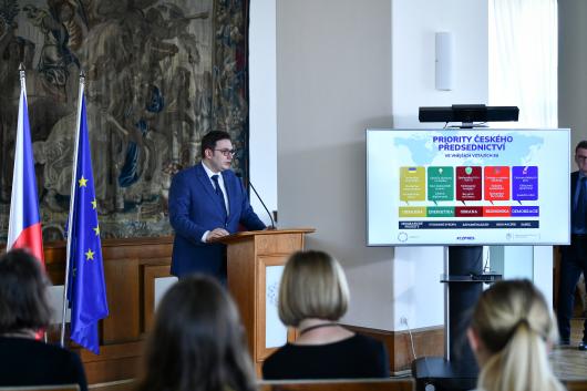 Ministr Jan Lipavský představil priority MZV pro předsednictví v Radě EU