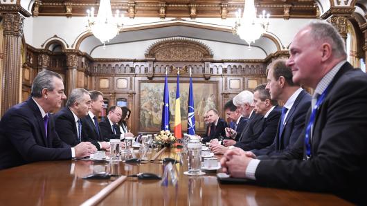 B9 Foreign Ministers Meeteing with President Iohannis