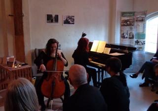 Music performance by the Czech cellist Ms Michaela Fukačová