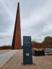 Rusting spire of the International Bomber Command Centre Memorial in Lincoln