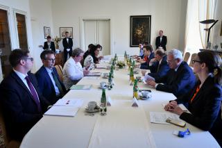Minister Jan Lipavský held talks with the Liechtenstein Foreign Minister on Ukraine and the EU Council 