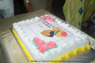 cake granted by Women in tourism to children