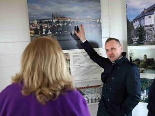 Ambassador Král opened the exhibition in Viljandi