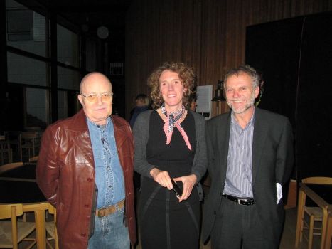 From the right: Czech Ambassador Zdeněk Lyčka, Professor Alice de Champfleury and film historian Ulrich Breunning