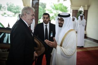 president Zeman meets HH Sheikh Mohammed Bin Zayed Al Nahyan 