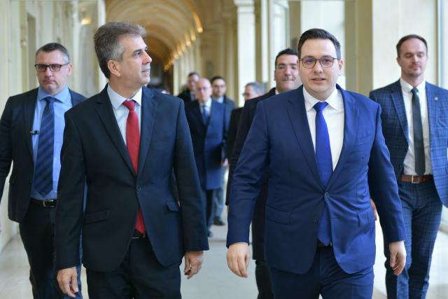 Minister Jan Lipavský welcomed Israeli Minister of Foreign Affairs Eli Cohen