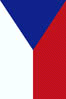 vlajka ČR svisle