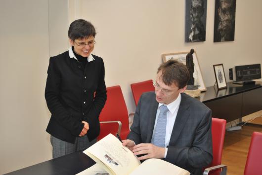 Návštěva velvyslance J. Kurfürsta v Antverpách