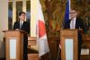 Tisková konference ministra Zaorálka a ministra zahraničí Japonska Fumio Kishidy