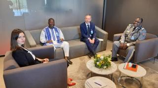 Envoyé spécial de la République tchèque pour le Sahel, adjointe d´ambassadeur tchèque au Sénégal et S. E. Ambassadeur de Burkina Faso