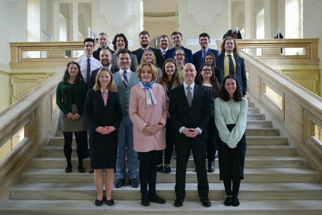 Diplomatická akademie přivítala americké studenty