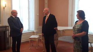 Mr  Daniel Herman, Minister of culture of the Czech Republic, Mr Bert Kisjes,  Ambassador Jana Reinišová 