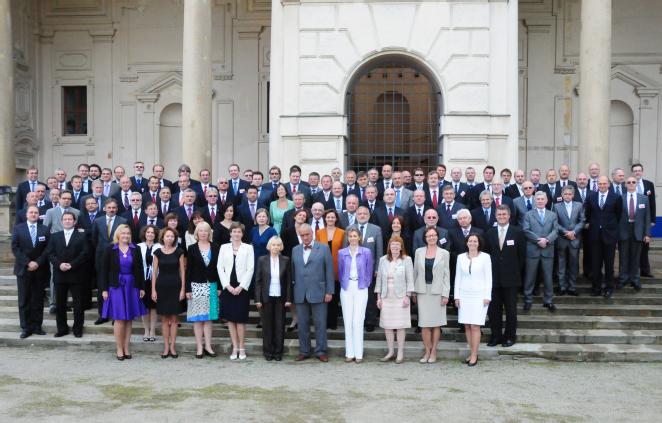 Ministr Karel Schwarzenberg a čeští velvyslanci a generální konzulové