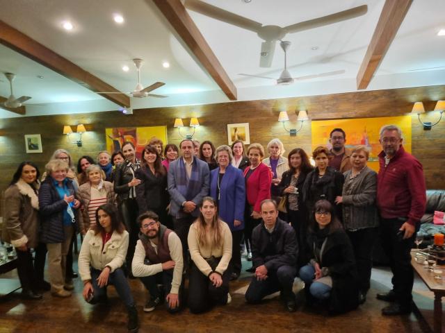 Setkání s krajany v La Paz / Encuentro con checos en La Paz
