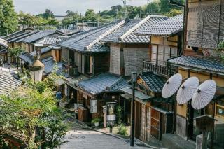 Kyoto - stará čtvrť Nineizaka