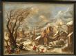 Zimní krajina, Holandsko, kol. 1630/Winter Landscape, Holland, cca 1630