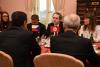 Náměstek ministra zahraničí Jakub Kulhánek na jednání s ministrem obrany Tuniské republiky Farhatem Horchanim