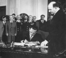 Podpis Varšavské smlouvy, 14.5.1955 - foto ČTK