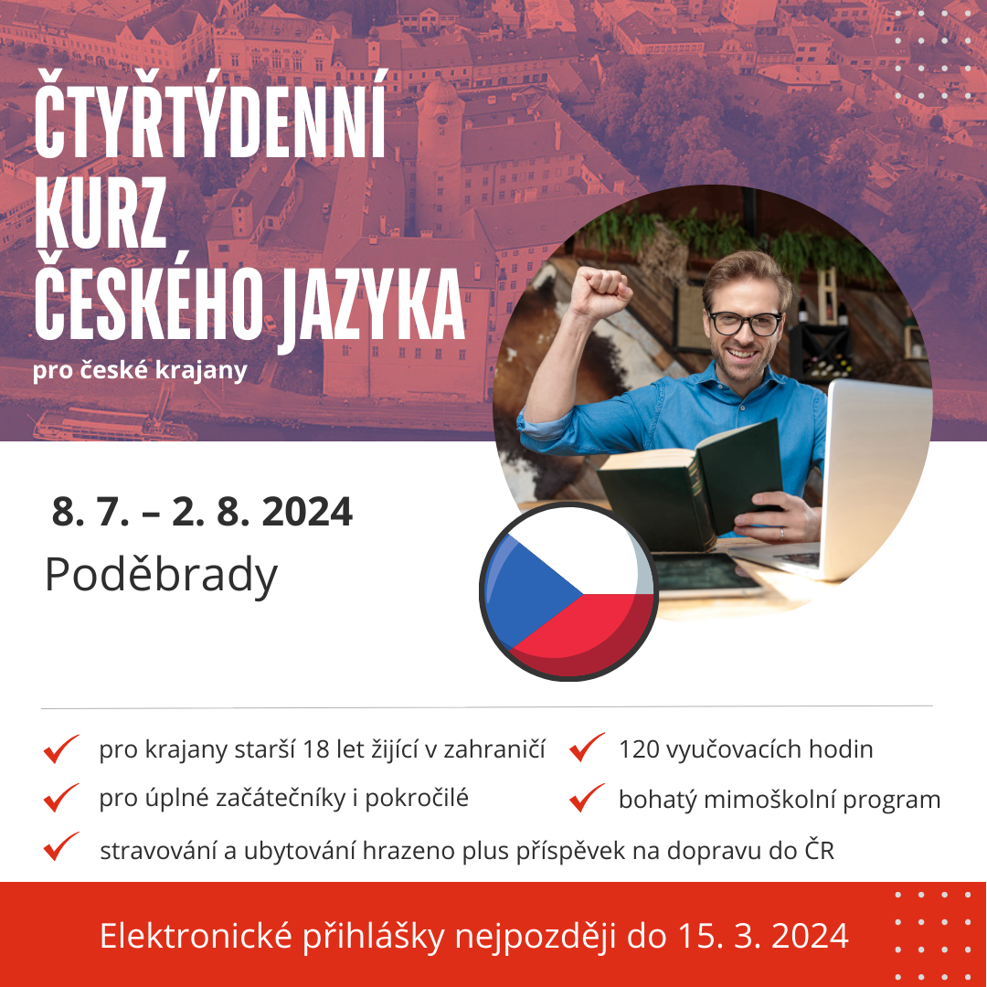 čtyřtýdenní kurz českého jazyka