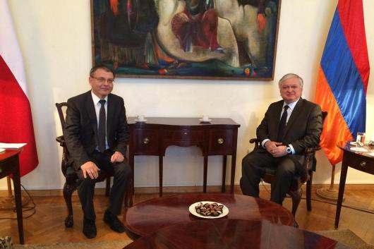 Ministr Lubomír Zaorálek a ministr zahraničí Arménie Edward Nalbandian